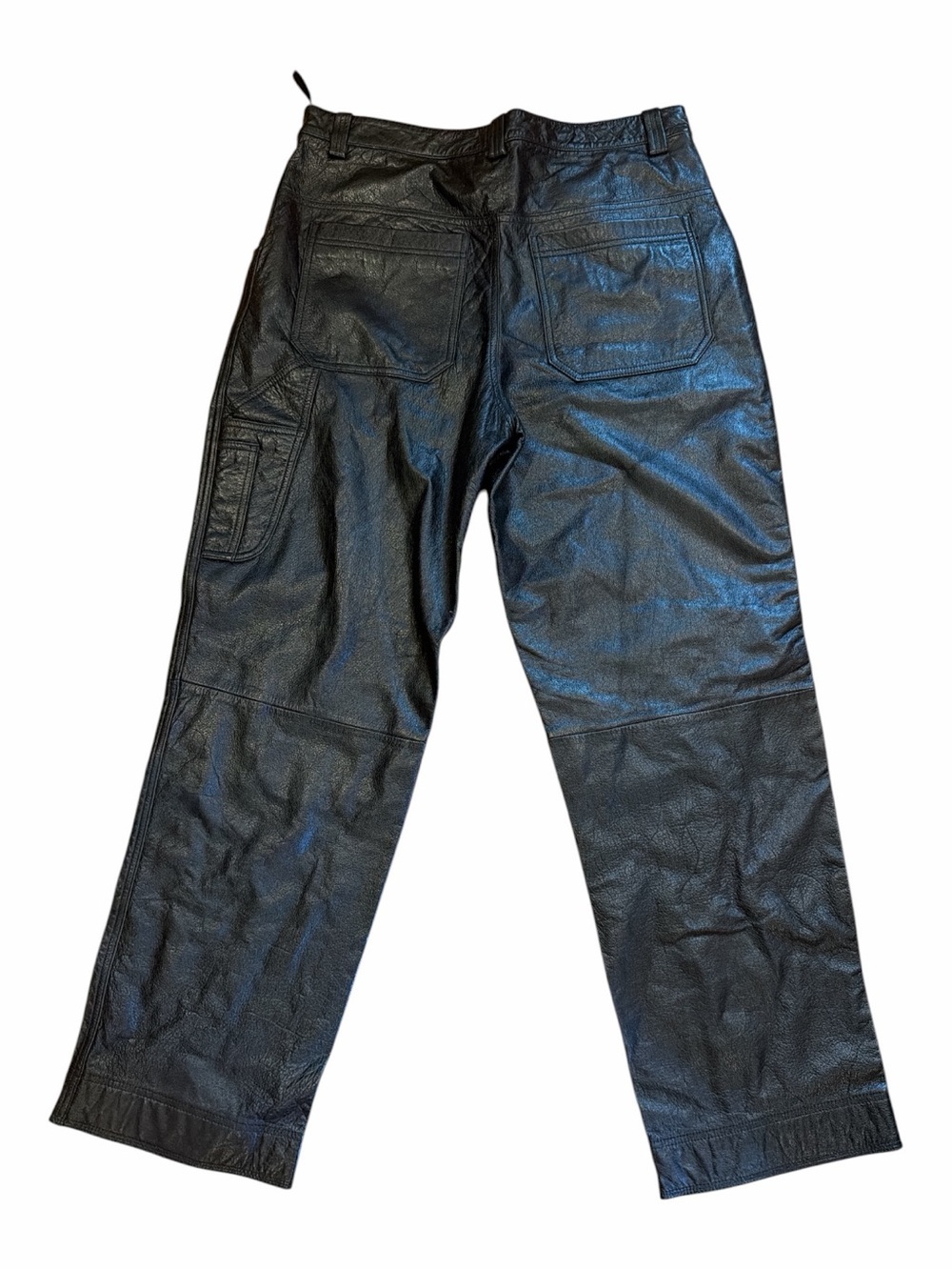 Vintage Wilsons Leather Men's Black Cargo Pants - Picture 3 of 5